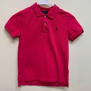 Boys Ralph Lauren Cotton Pique Polo Shirt size 7